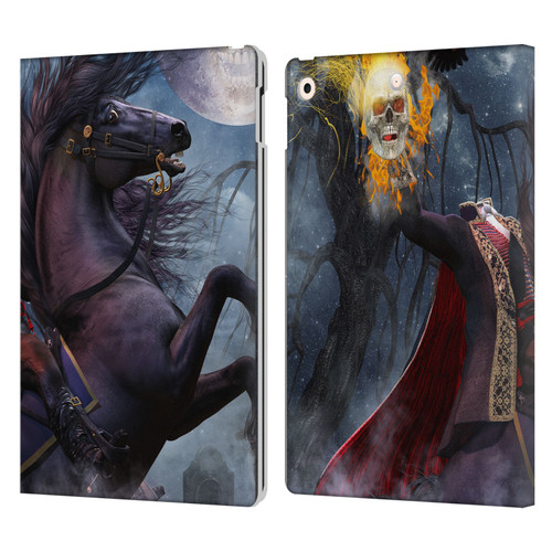 Laurie Prindle Fantasy Horse Sleepy Hollow Warrior Leather Book Wallet Case Cover For Apple iPad 10.2 2019/2020/2021