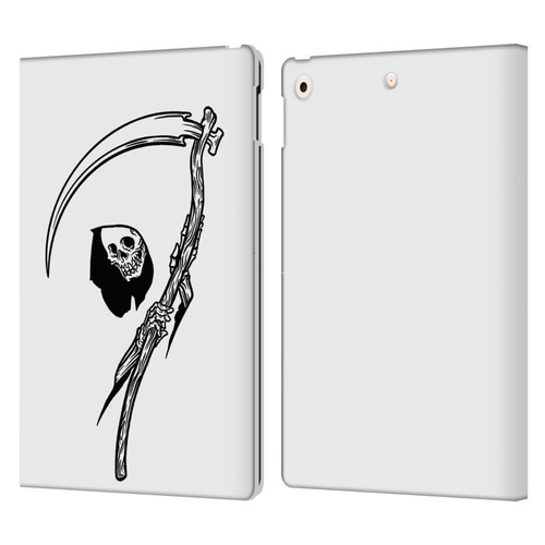 Matt Bailey Art Negative Reaper Leather Book Wallet Case Cover For Apple iPad 10.2 2019/2020/2021