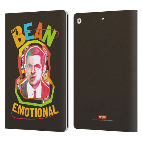 Mr. Bean Graphic Art Bean Emotional Leather Book Wallet Case Cover For Apple iPad 10.2 2019/2020/2021