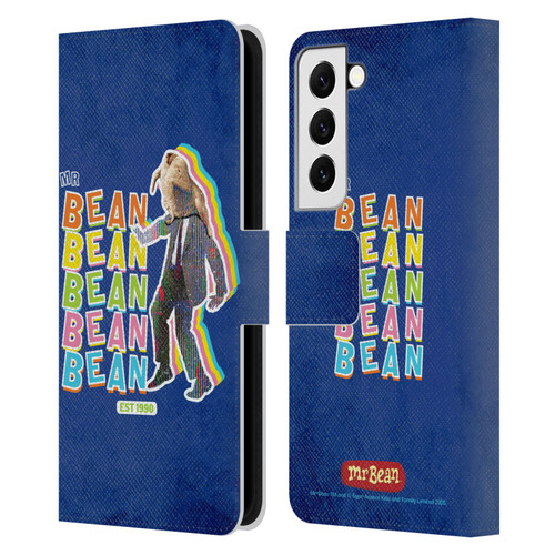 Mr. Bean Graphic Art Turkey Leather Book Wallet Case Cover For Samsung Galaxy S22 5G