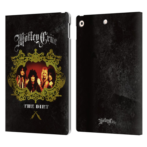 Motley Crue Key Art The Dirt Frame Leather Book Wallet Case Cover For Apple iPad 10.2 2019/2020/2021