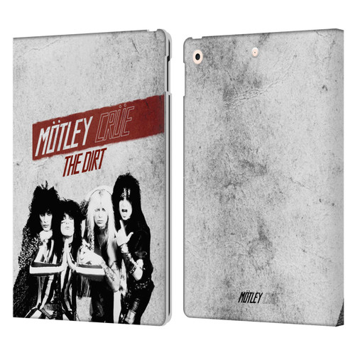 Motley Crue Key Art The Dirt Leather Book Wallet Case Cover For Apple iPad 10.2 2019/2020/2021