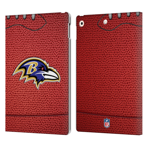 NFL Baltimore Ravens Graphics Football Leather Book Wallet Case Cover For Apple iPad 10.2 2019/2020/2021