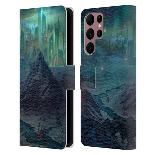 Alyn Spiller Environment Art Northern Kingdom Leather Book Wallet Case Cover For Samsung Galaxy S22 Ultra 5G