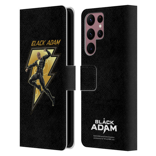 Black Adam Graphics Black Adam 2 Leather Book Wallet Case Cover For Samsung Galaxy S22 Ultra 5G