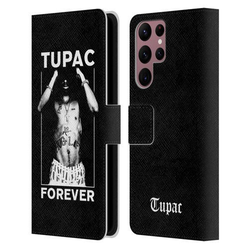 Tupac Shakur Key Art Forever Leather Book Wallet Case Cover For Samsung Galaxy S22 Ultra 5G