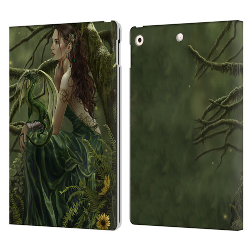 Nene Thomas Deep Forest Queen Fate Fairy With Dragon Leather Book Wallet Case Cover For Apple iPad 10.2 2019/2020/2021