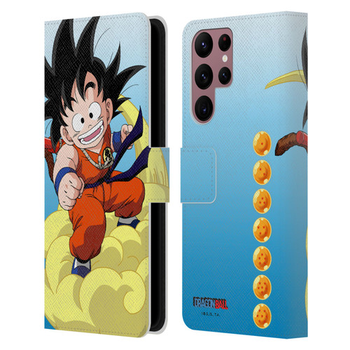 Dragon Ball Characters Goku Leather Book Wallet Case Cover For Samsung Galaxy S22 Ultra 5G