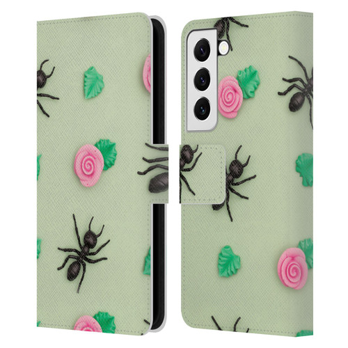 Pepino De Mar Patterns 2 Ant Leather Book Wallet Case Cover For Samsung Galaxy S22 5G