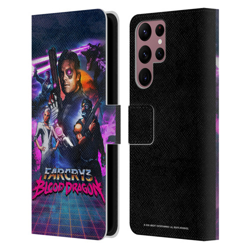 Far Cry 3 Blood Dragon Key Art Cover Leather Book Wallet Case Cover For Samsung Galaxy S22 Ultra 5G