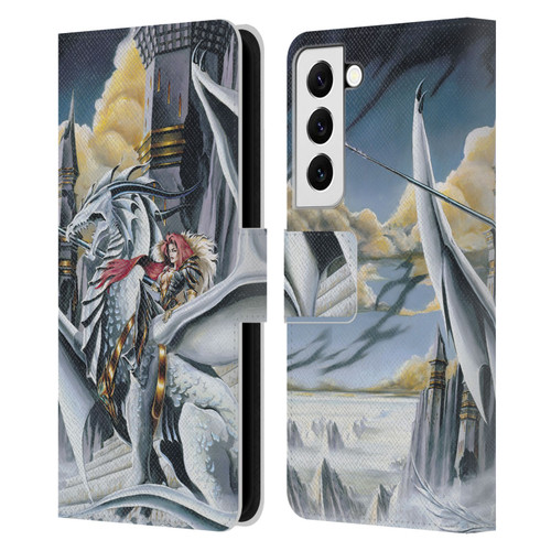 Ruth Thompson Dragons 2 Warring Tribes Leather Book Wallet Case Cover For Samsung Galaxy S22 5G
