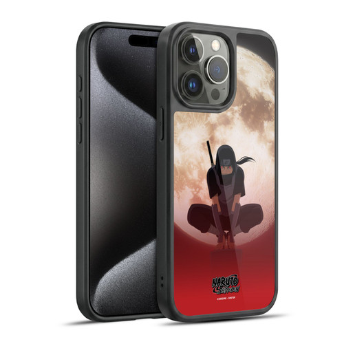 Naruto Shippuden Character Art Itachi Uchiha Moon Gel Armour Case For Apple iPhone 15 Pro Max