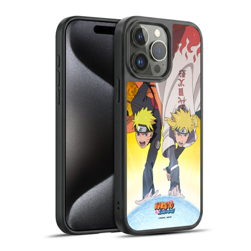 Naruto Shippuden Key Art Naruto And Minato Gel Armour Case For Apple iPhone 15 Pro Max