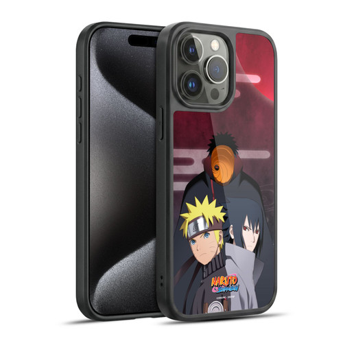 Naruto Shippuden Key Art Obito Naruto Sasuke Gel Armour Case For Apple iPhone 15 Pro Max