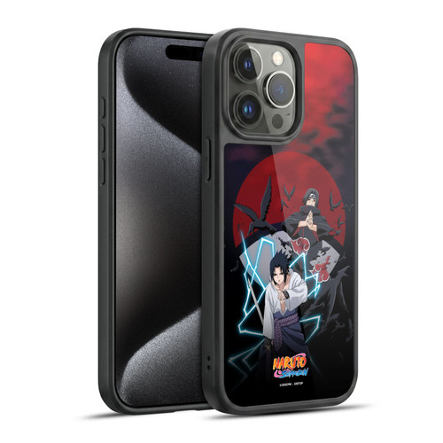 Naruto Shippuden Key Art Sasuke And Itachi Gel Armour Case For Apple iPhone 15 Pro Max