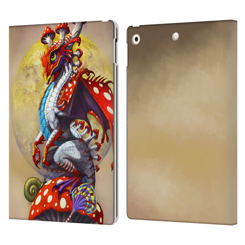 Stanley Morrison Dragons 3 Mushroom Garden Leather Book Wallet Case Cover For Apple iPad 10.2 2019/2020/2021