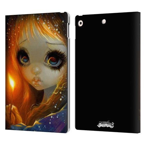 Strangeling Art The Little Match Girl Leather Book Wallet Case Cover For Apple iPad 10.2 2019/2020/2021