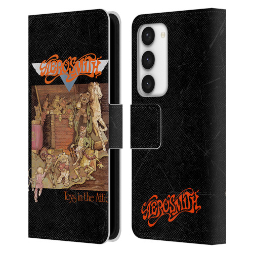 Aerosmith Classics Toys In The Attic Leather Book Wallet Case Cover For Samsung Galaxy S23 5G