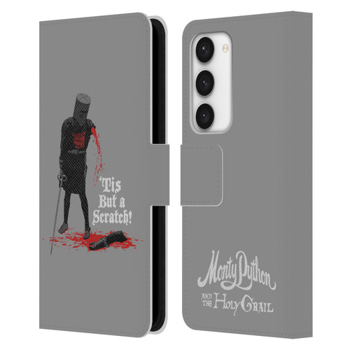 Monty Python Key Art Tis But A Scratch Leather Book Wallet Case Cover For Samsung Galaxy S23 5G
