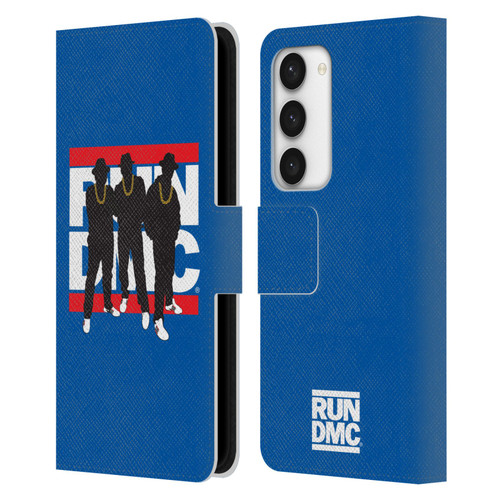 Run-D.M.C. Key Art Silhouette Leather Book Wallet Case Cover For Samsung Galaxy S23 5G
