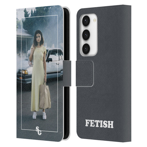 Selena Gomez Fetish Album Cover Leather Book Wallet Case Cover For Samsung Galaxy S23 5G
