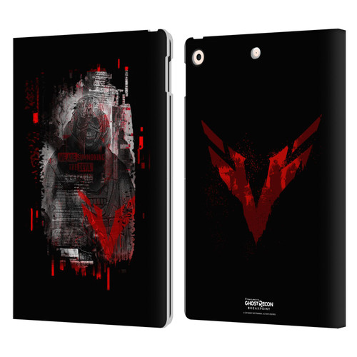 Tom Clancy's Ghost Recon Breakpoint Graphics Wolves Leather Book Wallet Case Cover For Apple iPad 10.2 2019/2020/2021