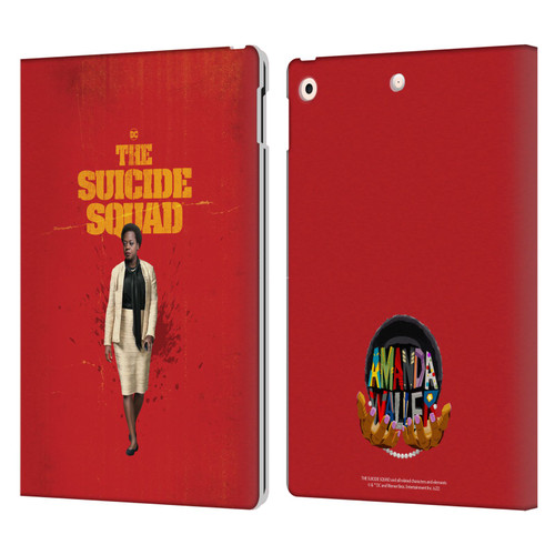 The Suicide Squad 2021 Character Poster Amanda Waller Leather Book Wallet Case Cover For Apple iPad 10.2 2019/2020/2021