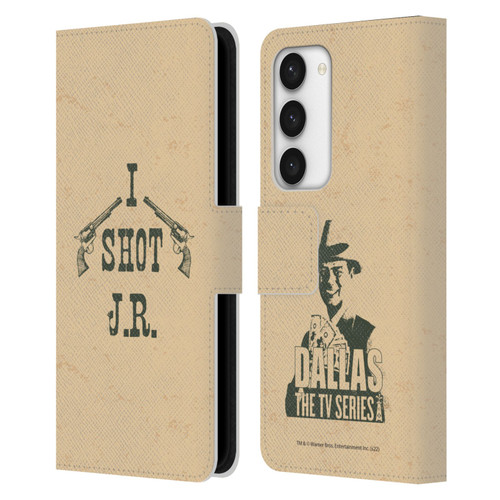 Dallas: Television Series Graphics Typography Leather Book Wallet Case Cover For Samsung Galaxy S23 5G