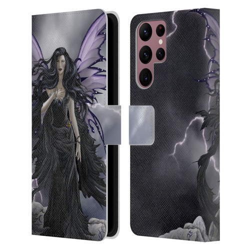Nene Thomas Gothic Storm Fairy With Lightning Leather Book Wallet Case Cover For Samsung Galaxy S22 Ultra 5G