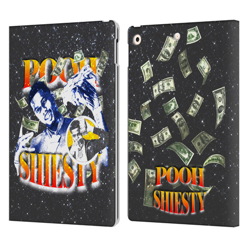 Pooh Shiesty Graphics Art Leather Book Wallet Case Cover For Apple iPad 10.2 2019/2020/2021