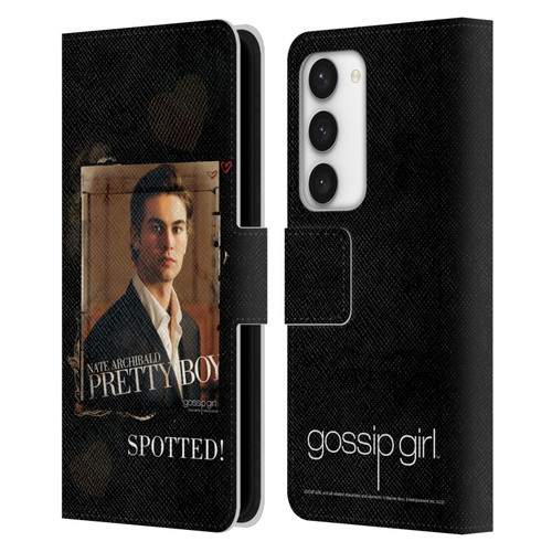 Gossip Girl Graphics Nate Leather Book Wallet Case Cover For Samsung Galaxy S23 5G