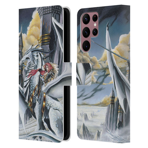Ruth Thompson Dragons 2 Warring Tribes Leather Book Wallet Case Cover For Samsung Galaxy S22 Ultra 5G