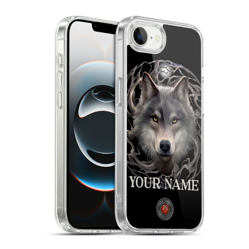 Custom Customised Personalised Anne Stokes Art Night Forest Soft Gel Case for Apple iPhone 16e / Apple iPhone 17e & MagSafe