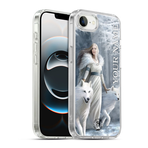 Custom Customised Personalised Anne Stokes Art Winter Guardians Soft Gel Case for Apple iPhone 16e / Apple iPhone 17e & MagSafe