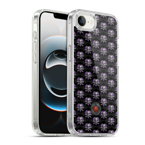 Anne Stokes Dark Hearts Skull Pattern Soft Gel Case for Apple iPhone 16e / Apple iPhone 17e & MagSafe