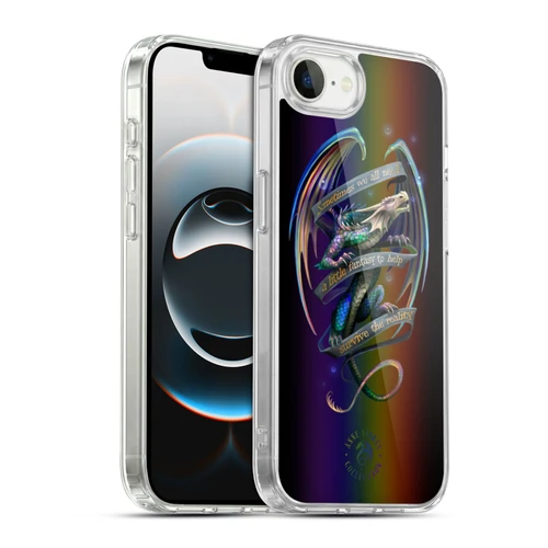 Anne Stokes Dragon Fantasy Survive The Reality Soft Gel Case for Apple iPhone 16e / Apple iPhone 17e & MagSafe
