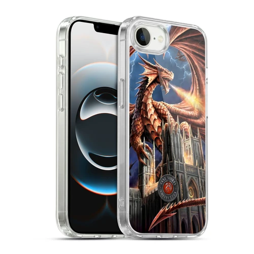 Anne Stokes Dragons Fury Soft Gel Case for Apple iPhone 16e / Apple iPhone 17e & MagSafe