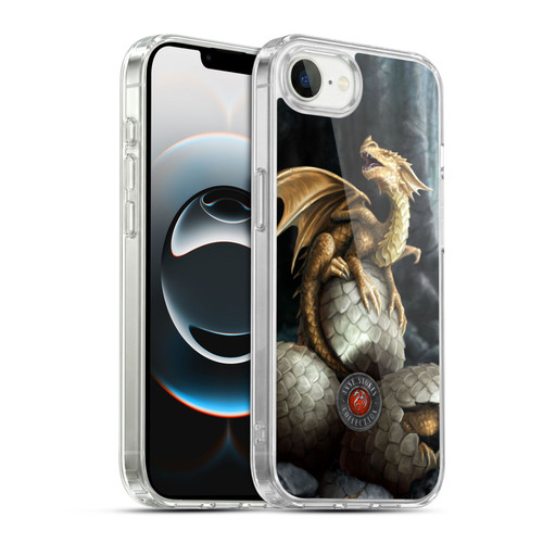 Anne Stokes Dragons Golden Treasures Soft Gel Case for Apple iPhone 16e / Apple iPhone 17e & MagSafe