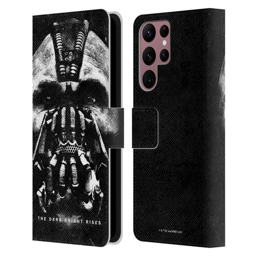 The Dark Knight Rises Key Art Bane Leather Book Wallet Case Cover For Samsung Galaxy S22 Ultra 5G