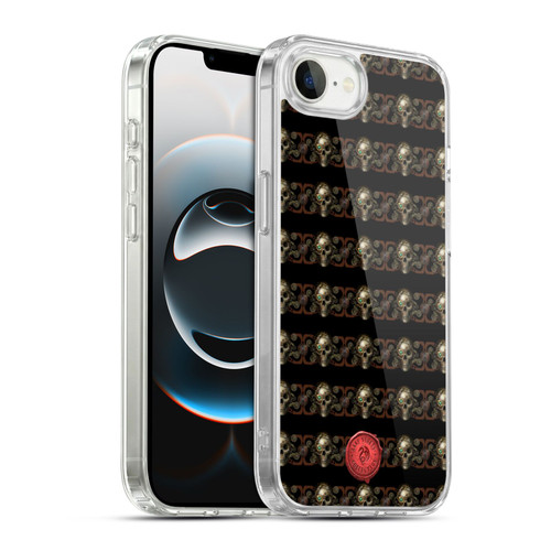 Anne Stokes Steampunk Skull Pattern Soft Gel Case for Apple iPhone 16e / Apple iPhone 17e & MagSafe