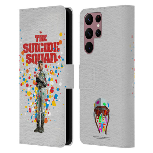 The Suicide Squad 2021 Character Poster Polkadot Man Leather Book Wallet Case Cover For Samsung Galaxy S22 Ultra 5G