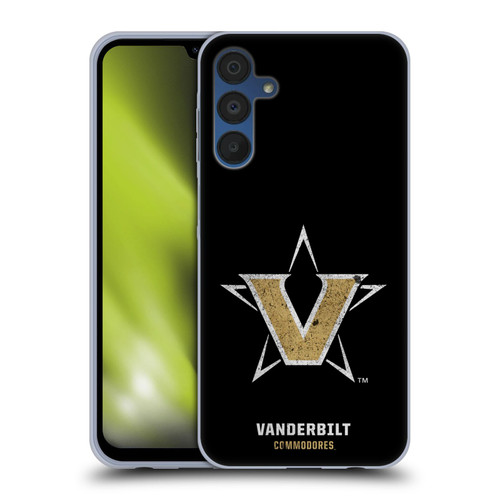 Vanderbilt University Vandy Vanderbilt University Distressed Look Soft Gel Case for Samsung Galaxy A15 & MagSafe
