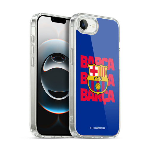 FC Barcelona Graphics Barca Crest Soft Gel Case for Apple iPhone 16e / Apple iPhone 17e & MagSafe