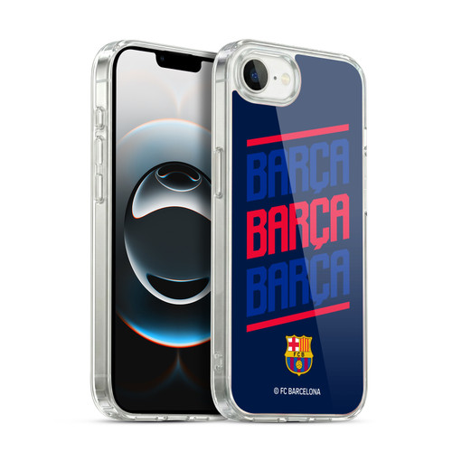 FC Barcelona Graphics Barca Type Soft Gel Case for Apple iPhone 16e / Apple iPhone 17e & MagSafe