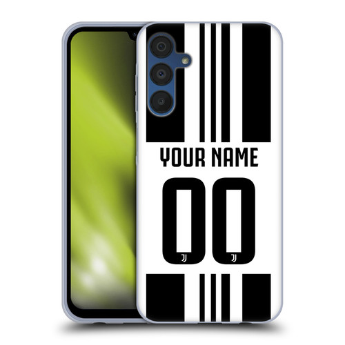 Custom Customised Personalised Juventus Football Club 2025/26 Kit Home Soft Gel Case for Samsung Galaxy A15 & MagSafe