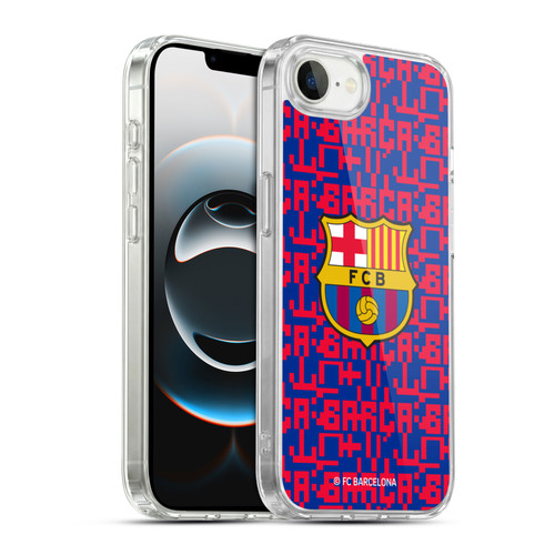 FC Barcelona Graphics Pattern Soft Gel Case for Apple iPhone 16e / Apple iPhone 17e & MagSafe