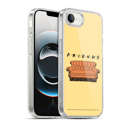 Friends TV Show Iconic Couch Soft Gel Case for Apple iPhone 16e / Apple iPhone 17e & MagSafe