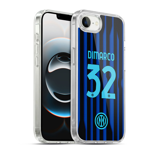 Fc Internazionale Milano 2025/26 Players Home Kit Federico Dimarco Soft Gel Case for Apple iPhone 16e / Apple iPhone 17e & MagSafe