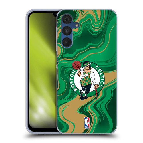 NBA Boston Celtics Marble Agates Soft Gel Case for Samsung Galaxy A15 & MagSafe