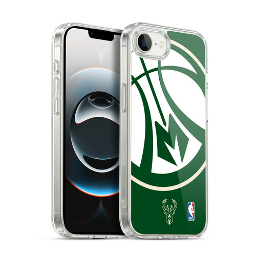 NBA Milwaukee Bucks Oversized Soft Gel Case for Apple iPhone 16e / Apple iPhone 17e & MagSafe